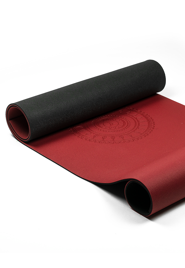 K5 카르마 요가매트 6mm - 심라(빨/검)