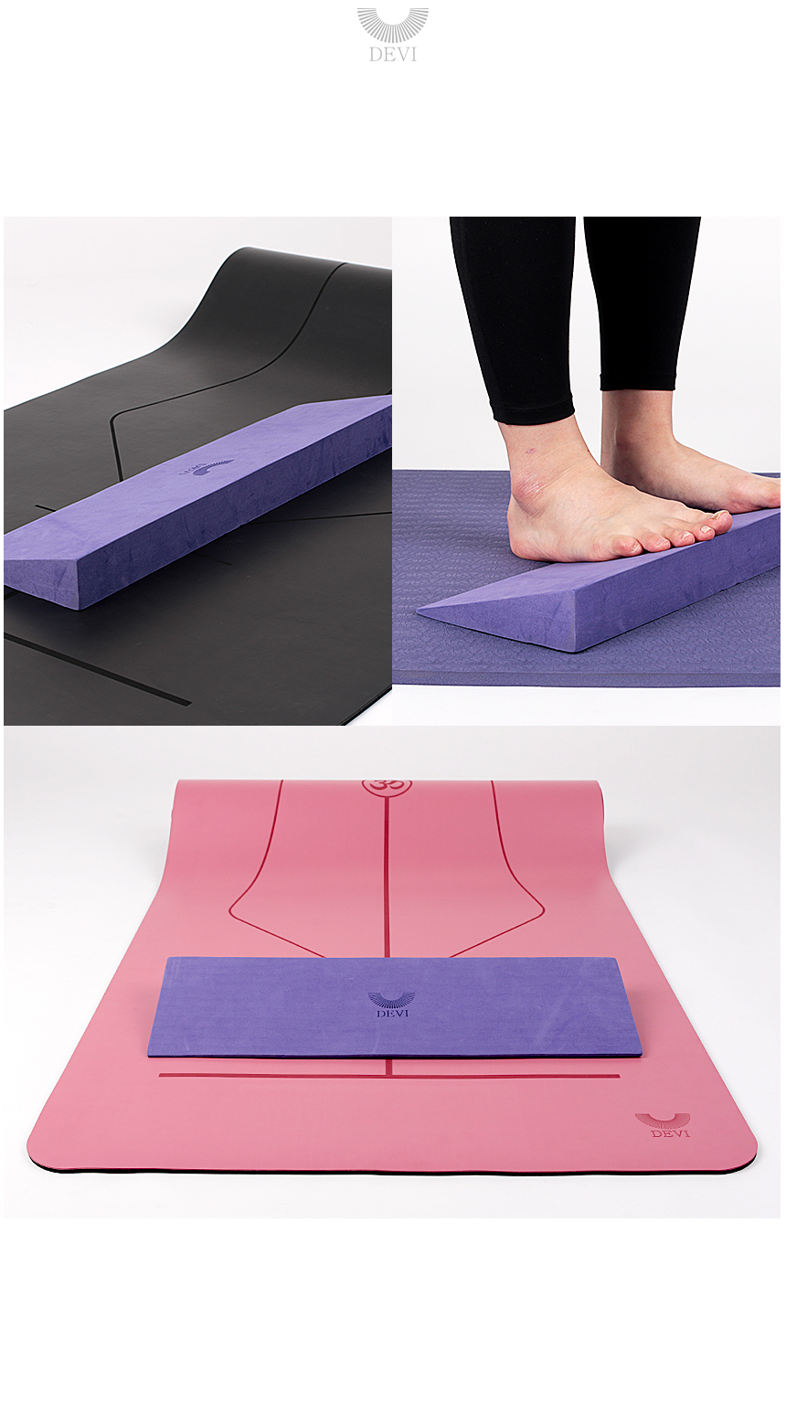Gaiam Yoga Wedge Purple